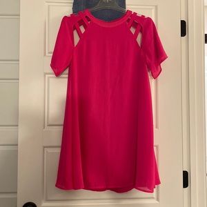 Hot pink impressions dress, size Medium.